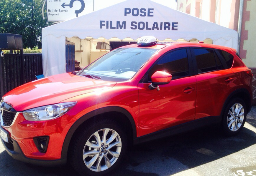 POSE VITRE TEINTEE Mazda