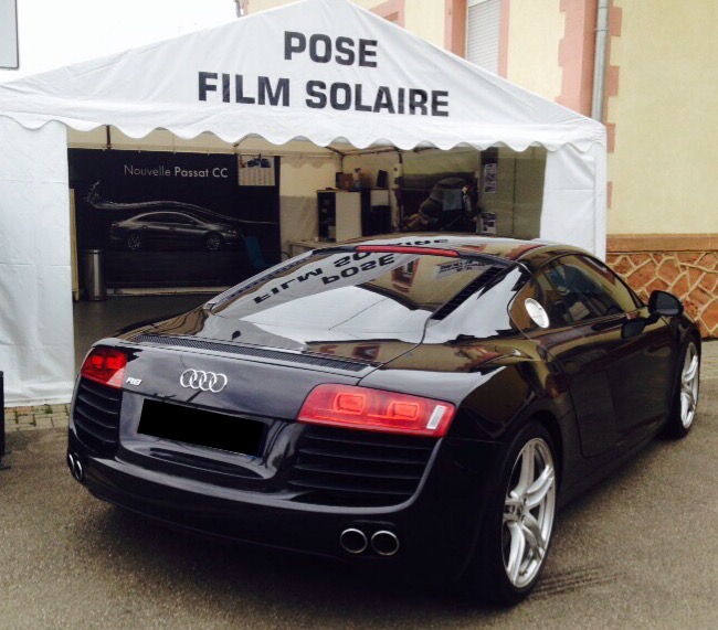 POSE VITRE TEINTEE R8