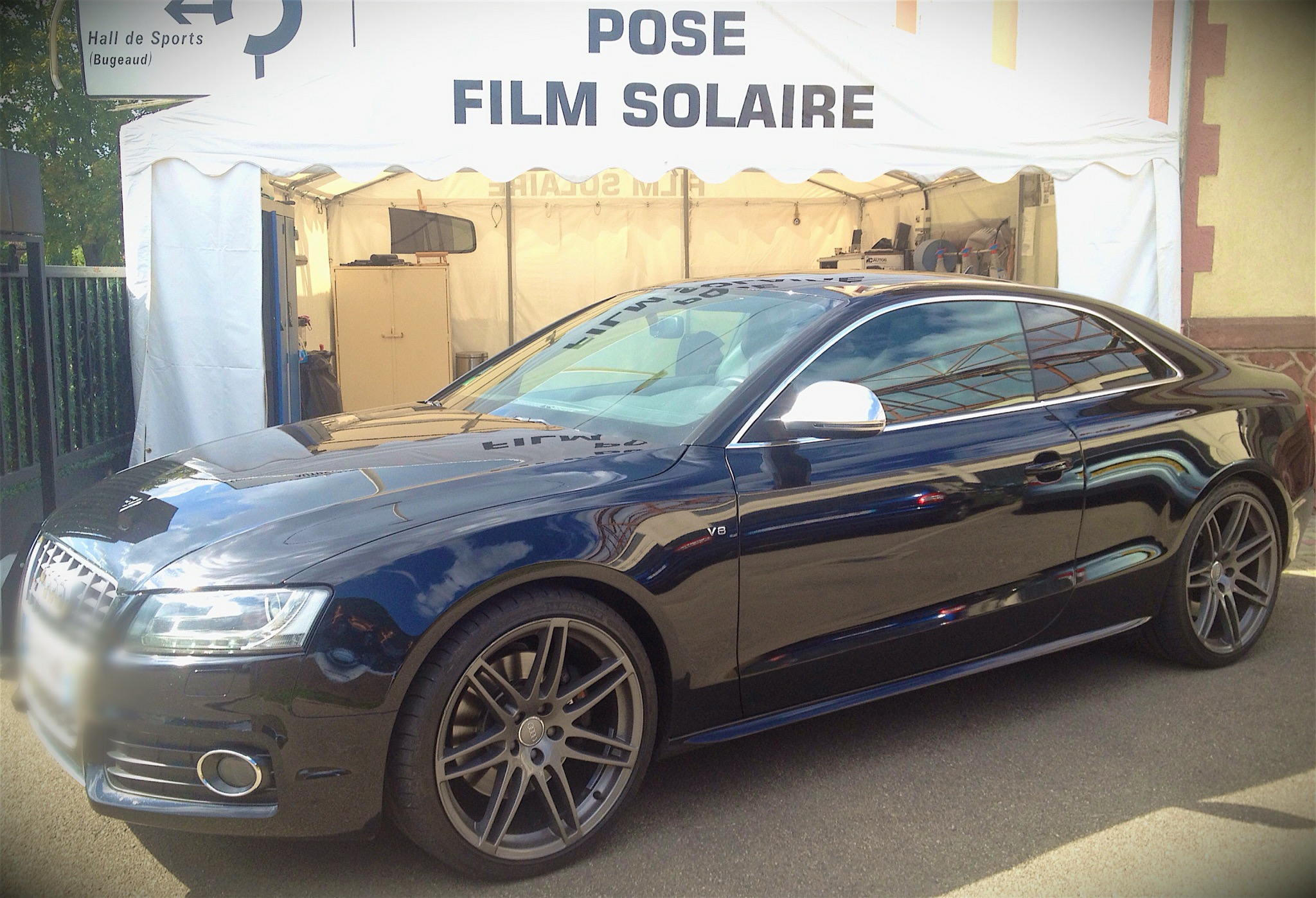 POSE VITRE TEINTEE S5
